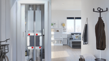 Rendering Zehnder ComfoVar Aero Comfortable indoor ventilation Front view