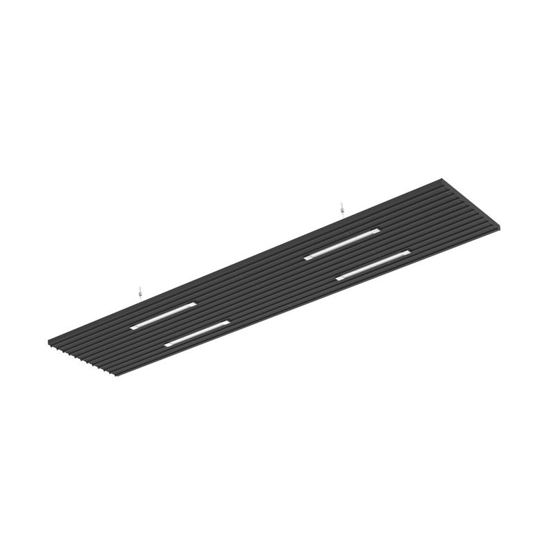 Cut-Out Zehnder ZFP Urban Heating and cooling ceiling system Angled view
