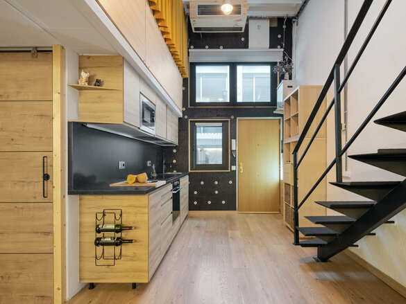 Small renovated Passivhouse apartment space in Barcelona with Zehnder ComfoAir 70 ventilation unit