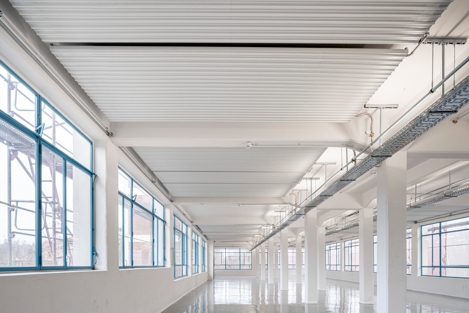 Zehnder ZFP, RHC, CP, Ceiling Panel, Zehnder, Reference, office, IBA, open factory, apolda