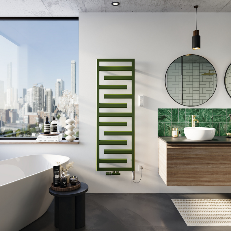 Rendering Zehnder Tetris Decorative radiator Front view