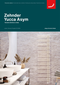 Listino Tecnico Prodotti Zehnder Yucca Asym 01/2025