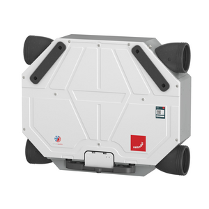 Cut-Out Zehnder ComfoAir Flex 250 Comfortable indoor ventilation Angled view