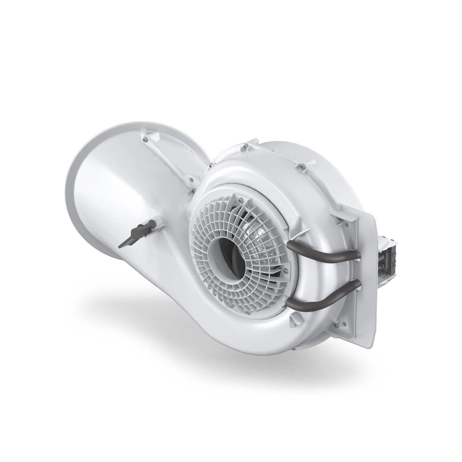 Cut-Out Zehnder ComfoAir Flex 250 Comfortable indoor ventilation Angled view