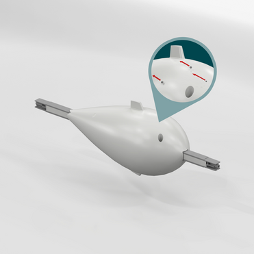 ComfoVar Aero, Drop, Valve, Magnifying glass view, Smooth surface