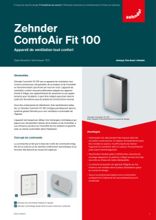 Zehnder_CSY_ComfoAir_Fit_100_TES_CH_fr